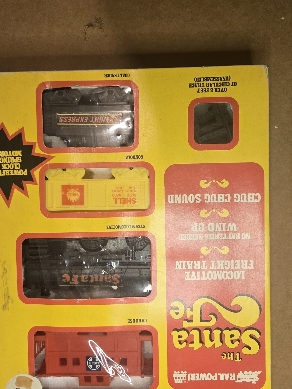 The Freight Train Set - Yellow and Red Kids Train Toy
